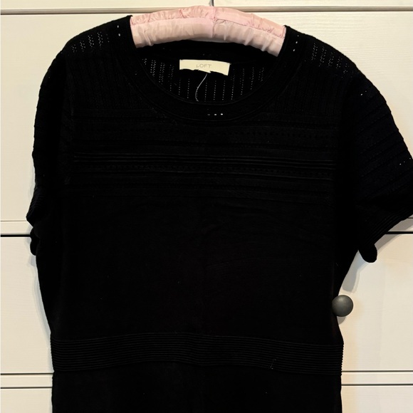 LOFT short-sleeved sweater dress, size L, NWT - Picture 2 of 4